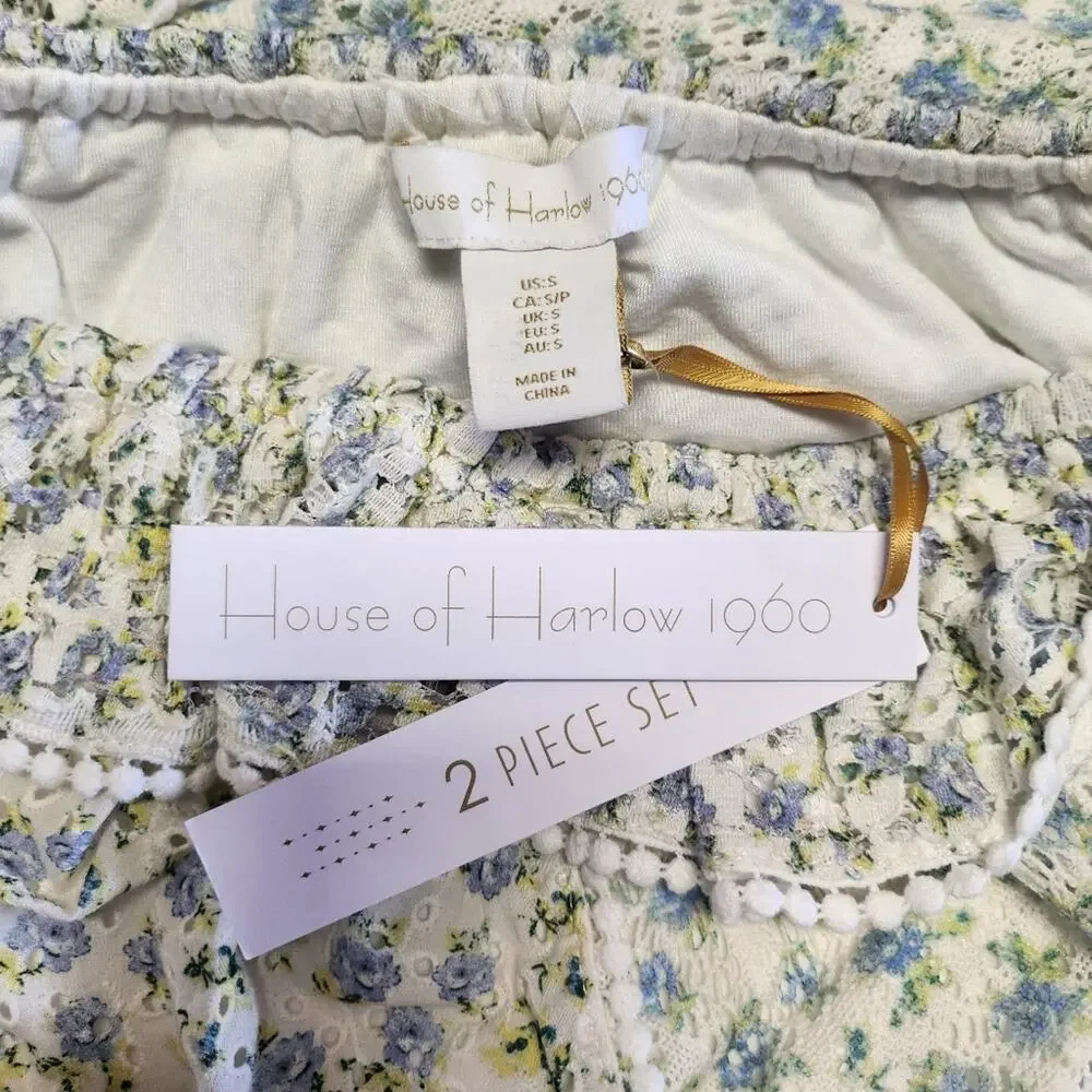 House of Harlow 1960 matching coord two-piece set